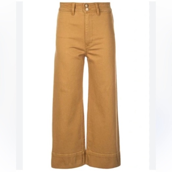 Apiece Apart Merida High Rise Flare Crop Jeans - Picture 4 of 11